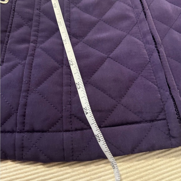 Esprit Women's Deep Purple Quilted Puffer Jacket Medium - Picture 6 of 9